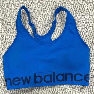 New Balance Vibrant Blue Sports Bra